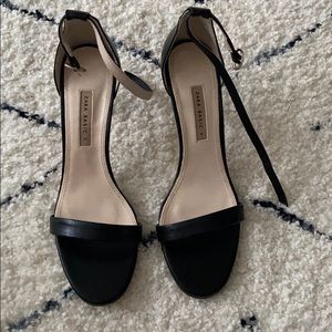 Zara black sandals